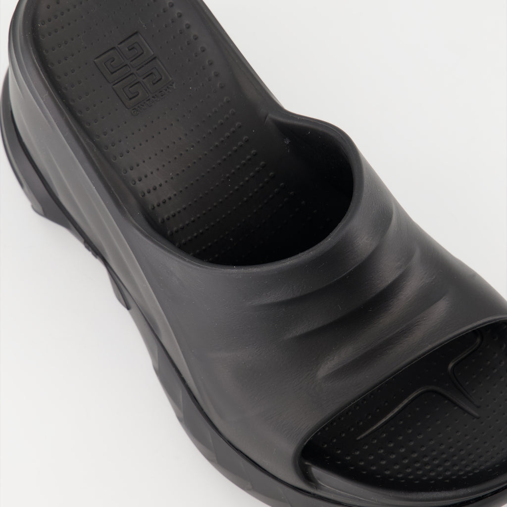 Zapatos de plataforma Sandales compensées Marshmallow Givenchy Negro Femme