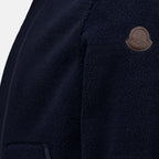 Vestes Veste zippé bleu marine Moncler Bleu foncé Homme