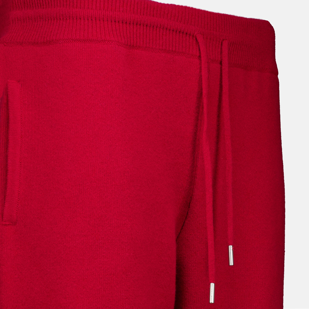 Pantalons Jogging rouge en laine Ami PARIS Rouge Unisexe