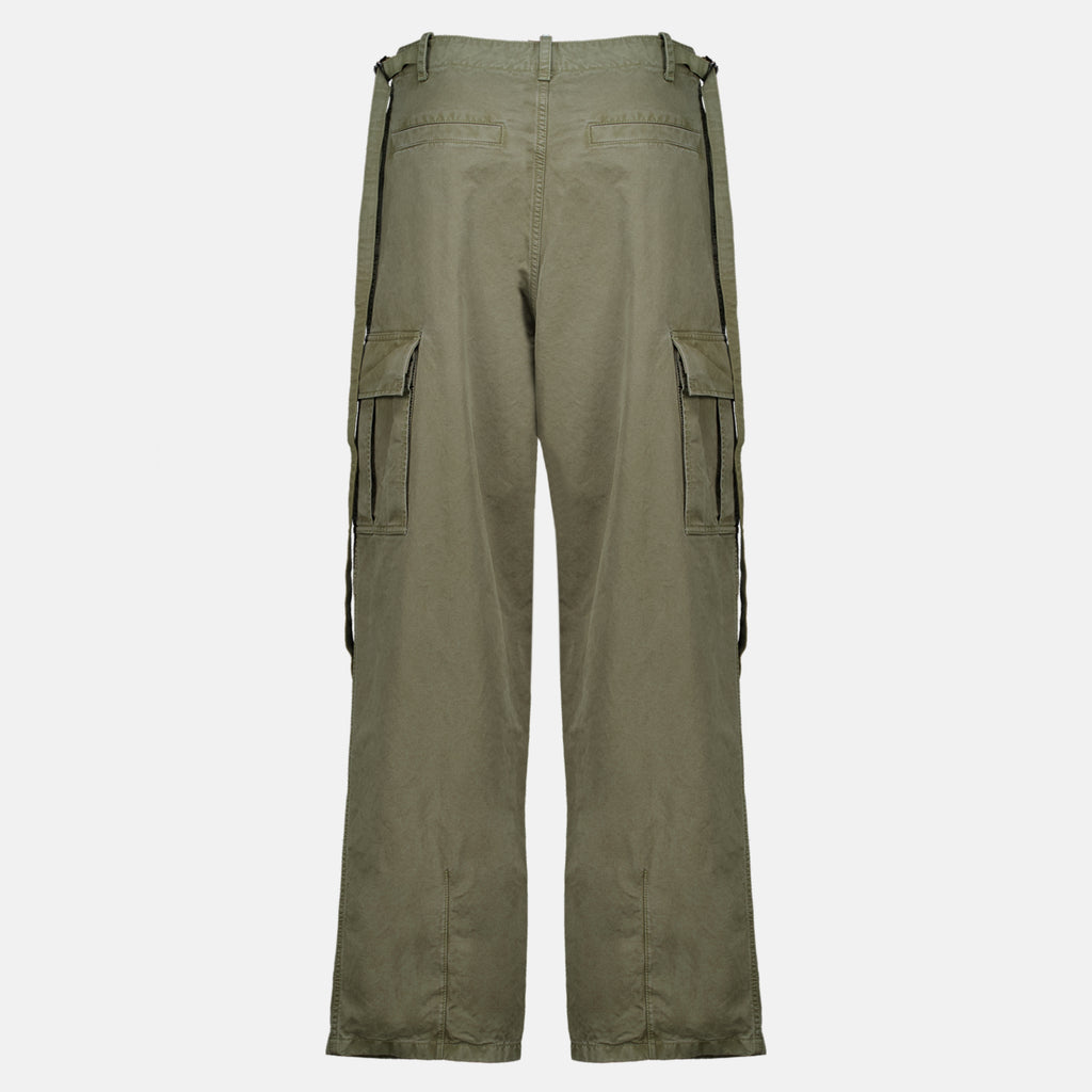 Pantalons カーキ ドリル カーゴパンツ Fendi Vert Homme