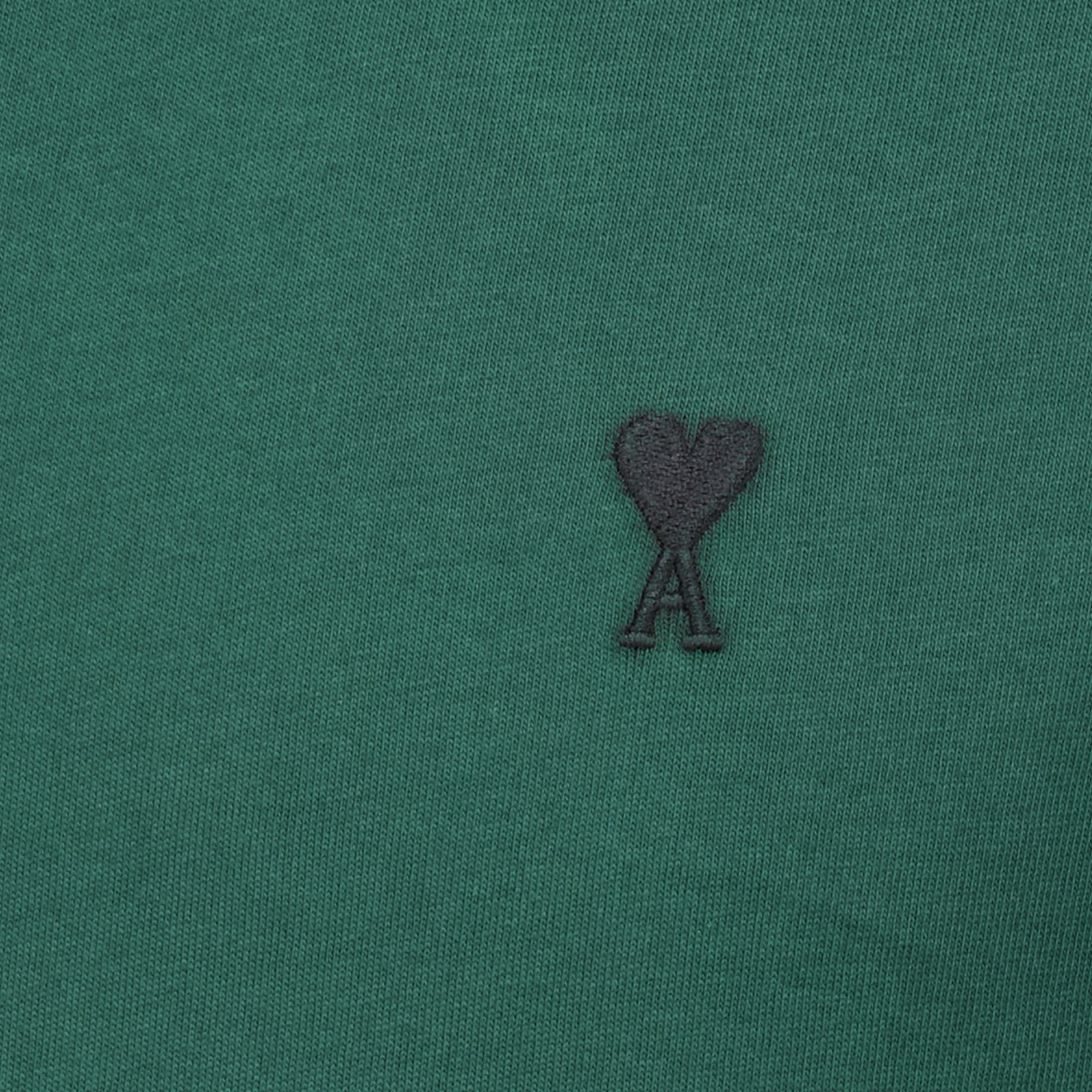 T-shirts T-shirt vert en coton Ami PARIS Vert Homme