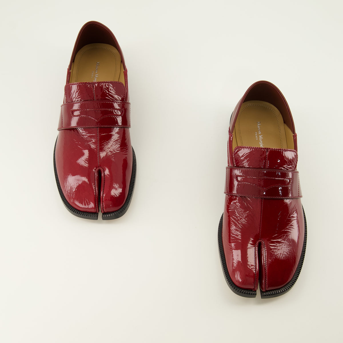 Mocassins Mocassins Tabi rouge Mm6 Rouge Femme