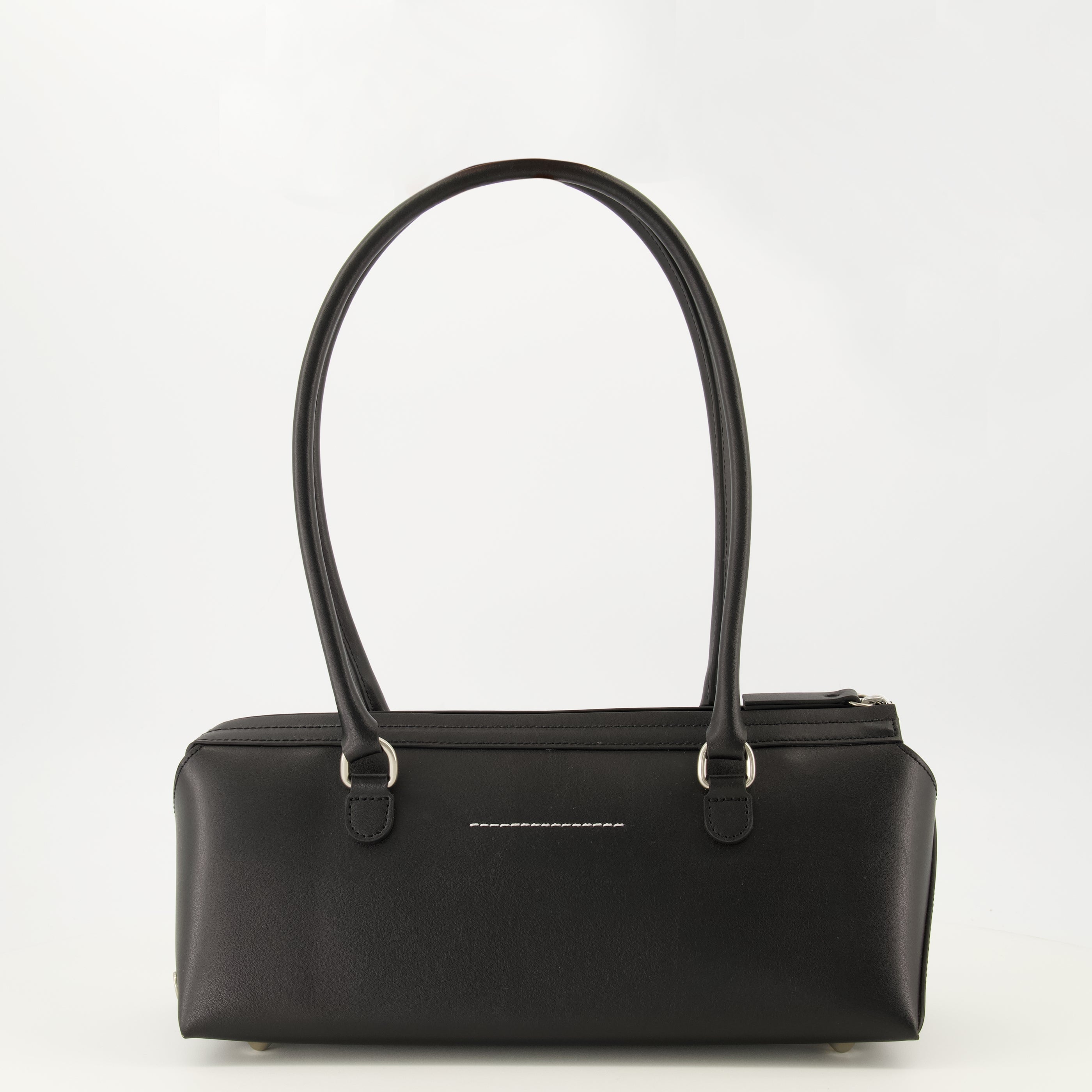 Sacs à main et épaule Bolso Bauletto de Cuero Negro Mm6 Noir Femme