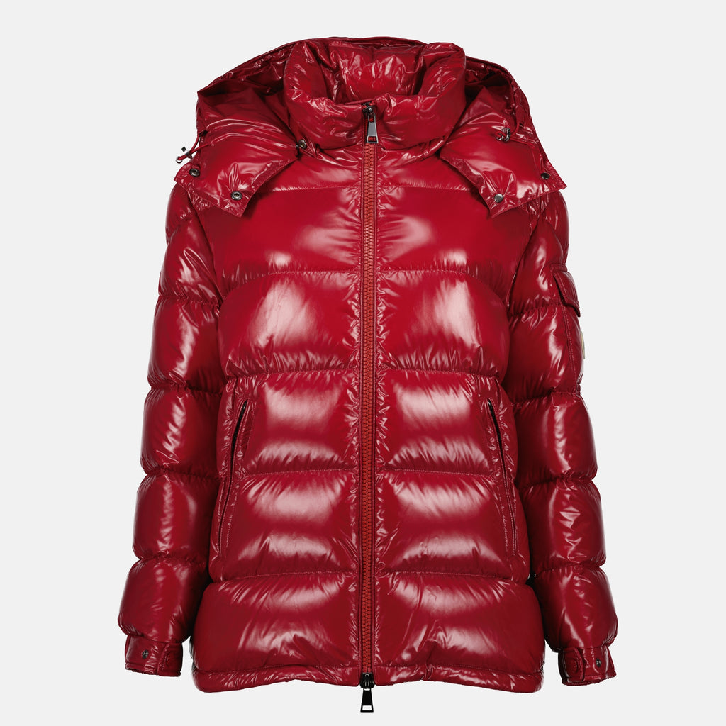 Manteaux Doudoune Maire Moncler Rouge Femme