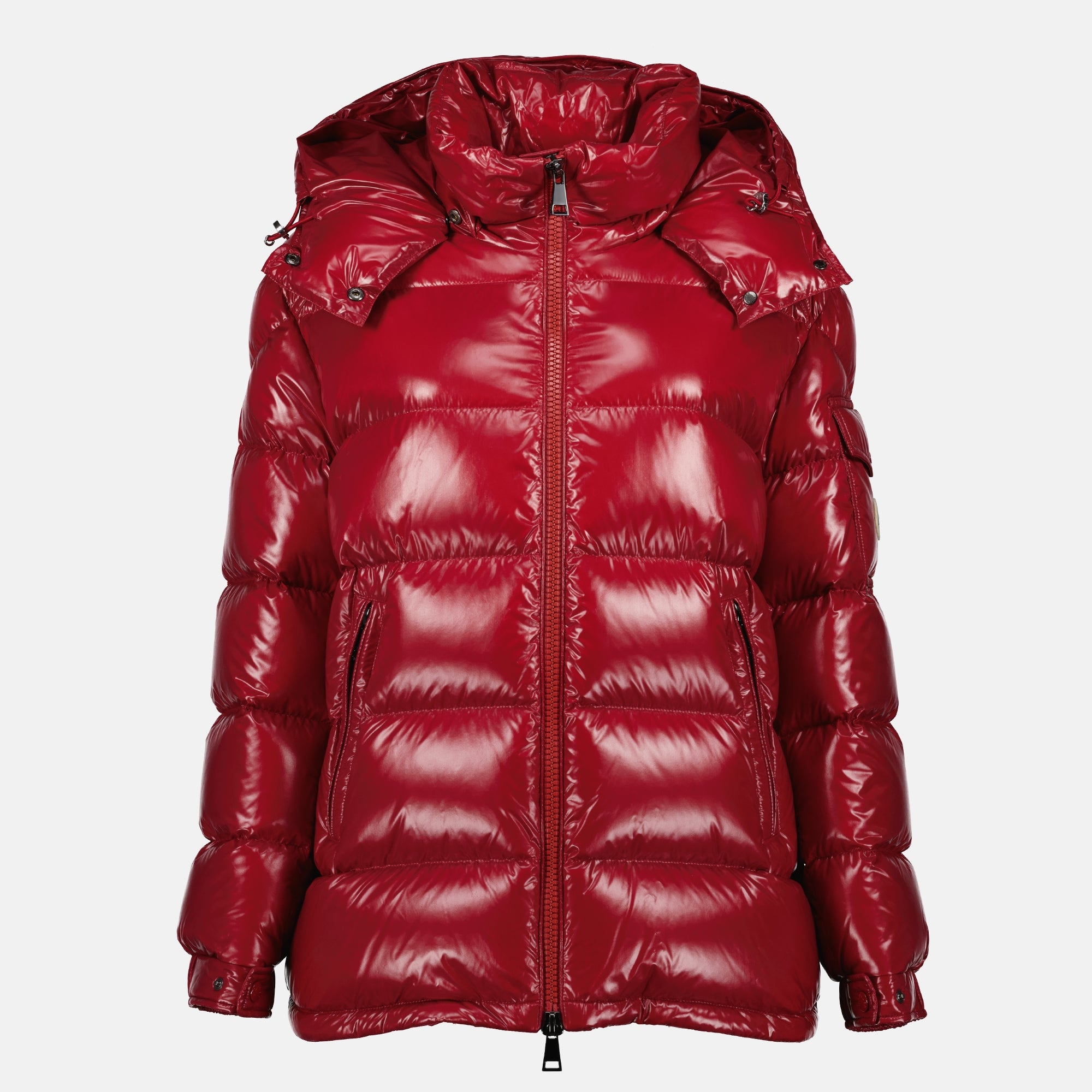 Manteaux Doudoune Maire Moncler Rouge Femme