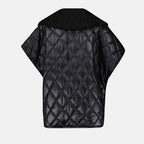 Vestes Cape matelassée Moncler Noir Femme