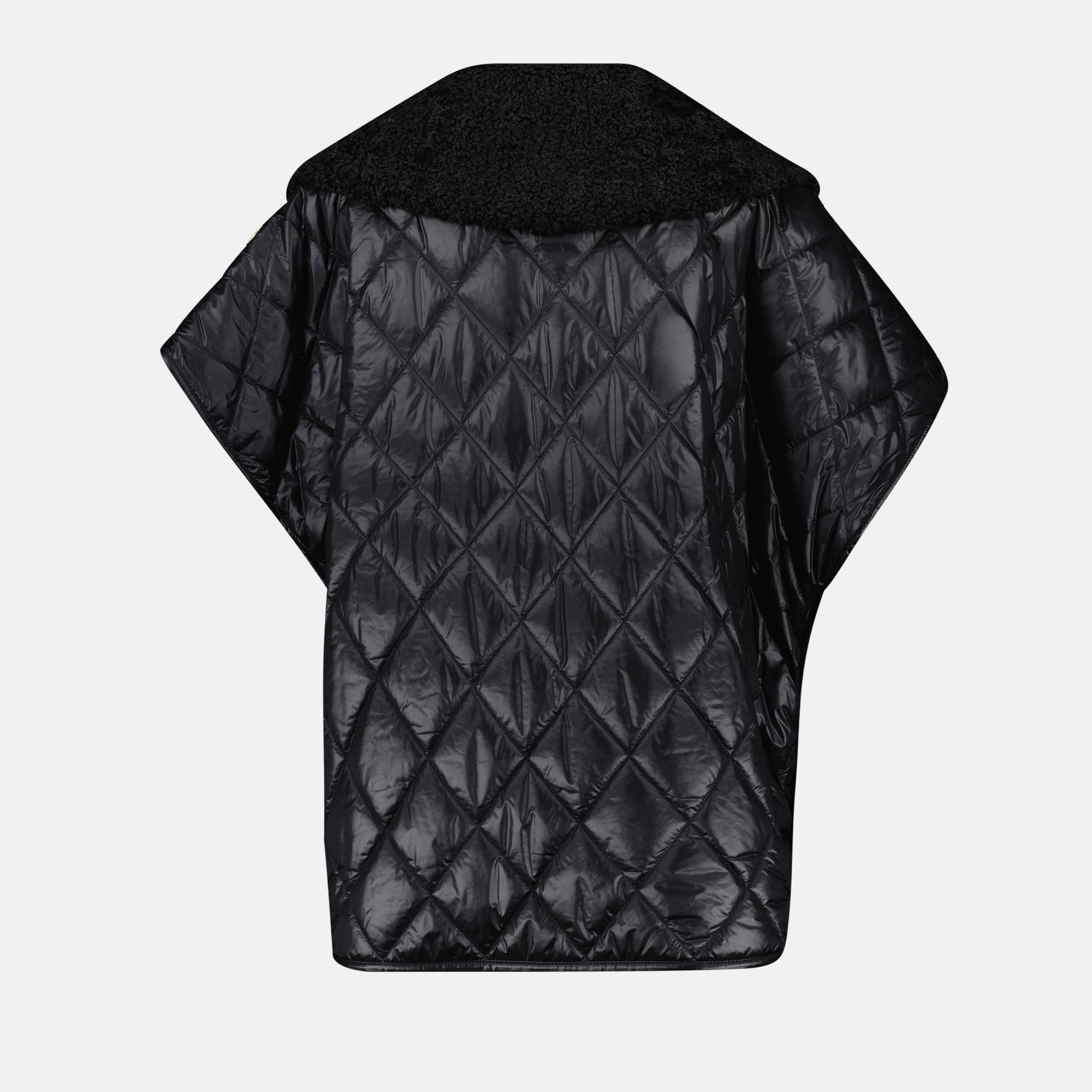 Vestes Cape matelassée Moncler Noir Femme