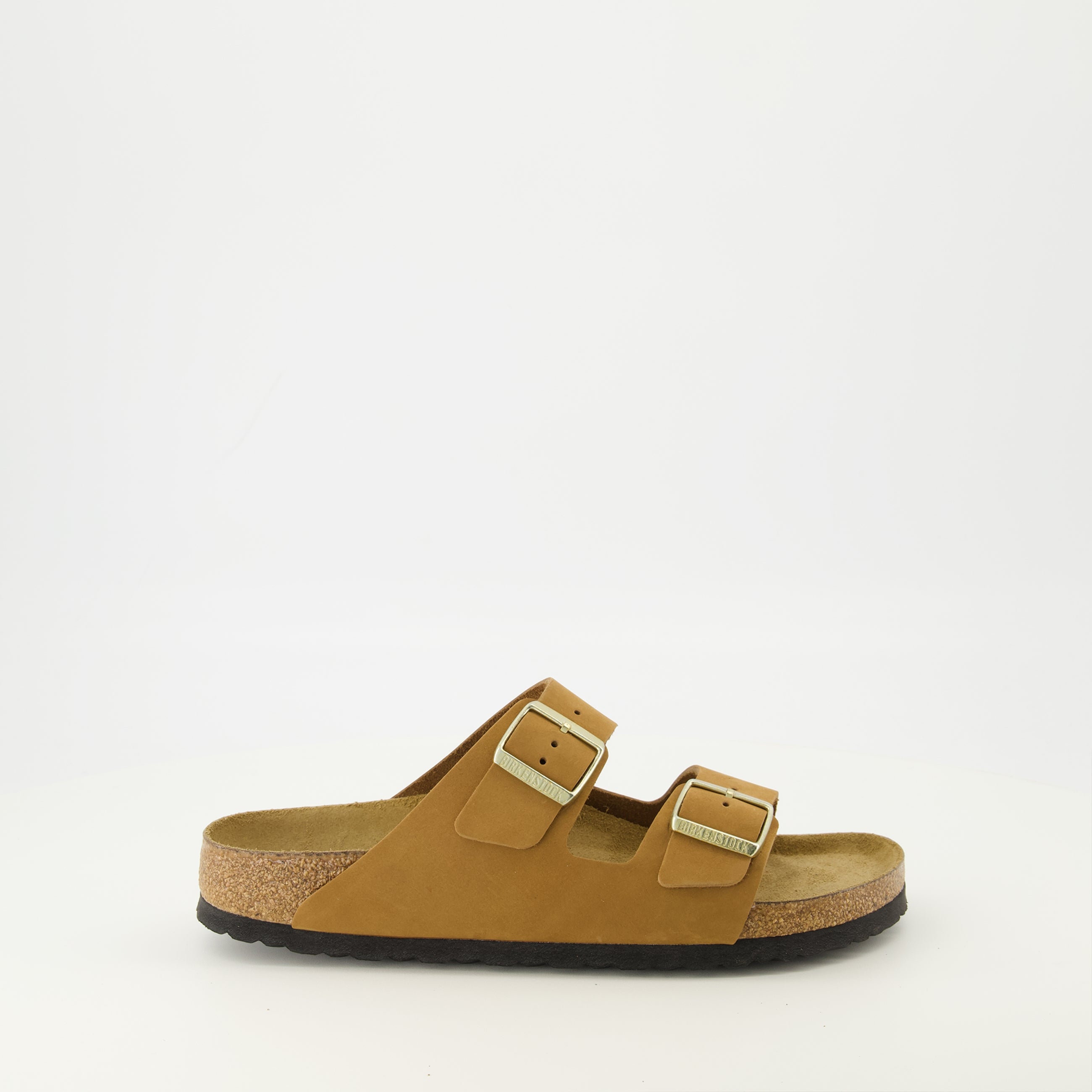 Image de l'article Sandales Arizona marron de la marque Birkenstock pour Unisex - Saison Printemps-Été 2026 - Vue latérale droite