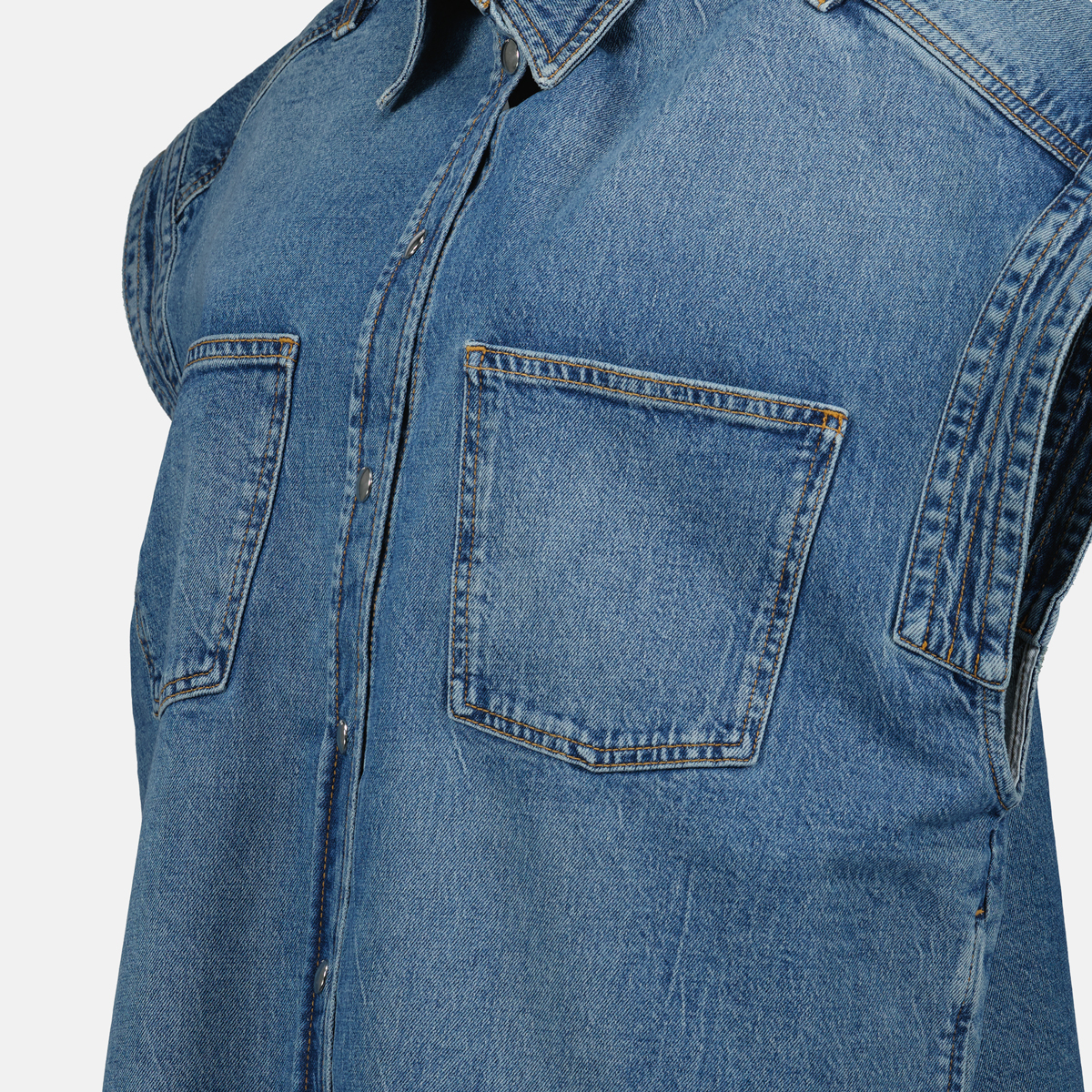 Jaquetas Casaco de Denim Elycia Iro Azul Femme