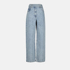 Pantalons Jean zébré Iro Bleu Femme