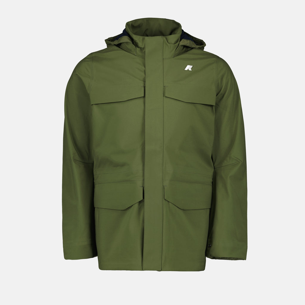 Manteaux Parka Manphy Bonded K-Way Kaki Homme