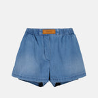 Shorts Short en denim Versace Blue Femme