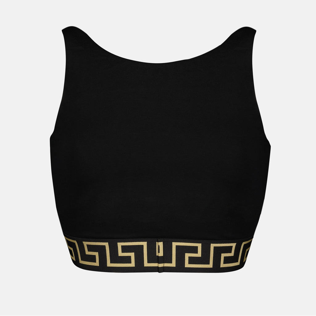 Tops Brassière de sport Medusa Versace Noir Femme