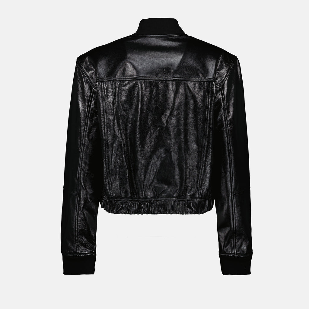 Mäntel Donovan Lederjacke Iro Schwarz Femme