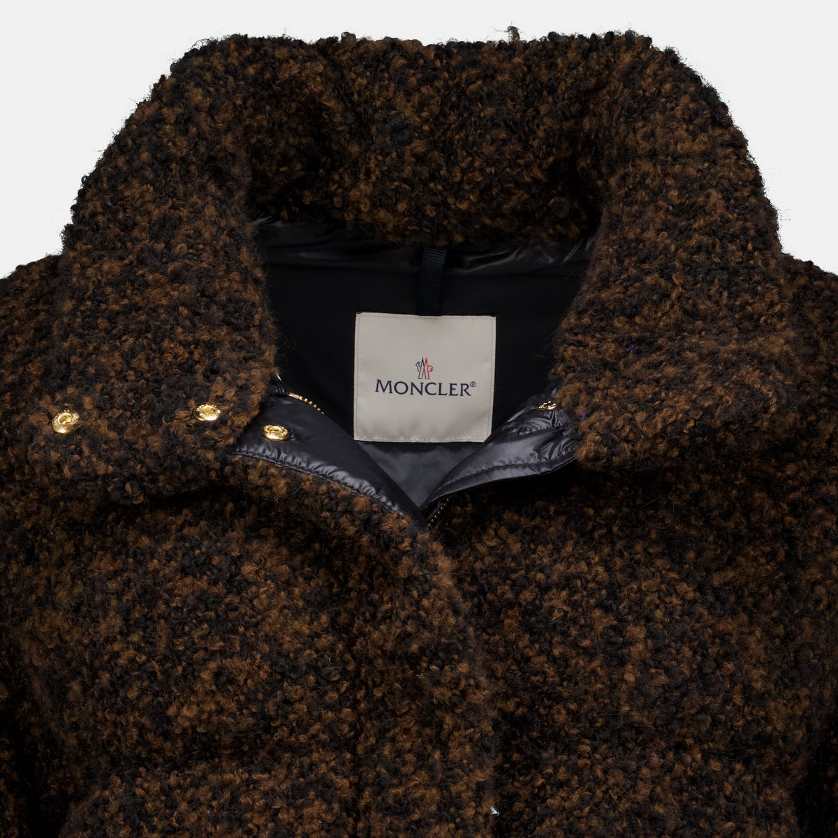 Manteaux Doudoune mi-longue Remarquable Moncler Noir Femme