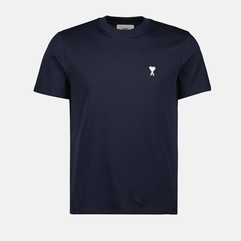 Camisetas T-shirt Ami de coeur Ami PARIS Azul escuro Homme