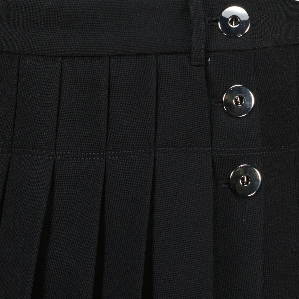 Gonne Gonna Mini in Lana Rabanne Nero Femme