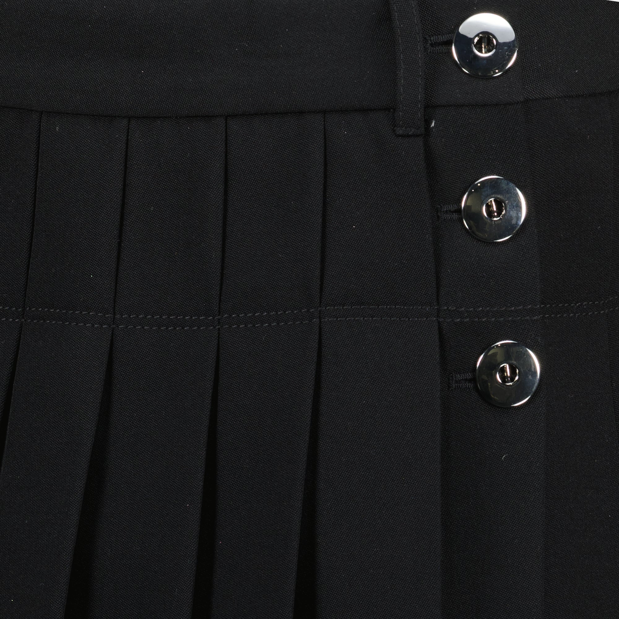 Jupes Mini jupe en laine Rabanne Noir Femme