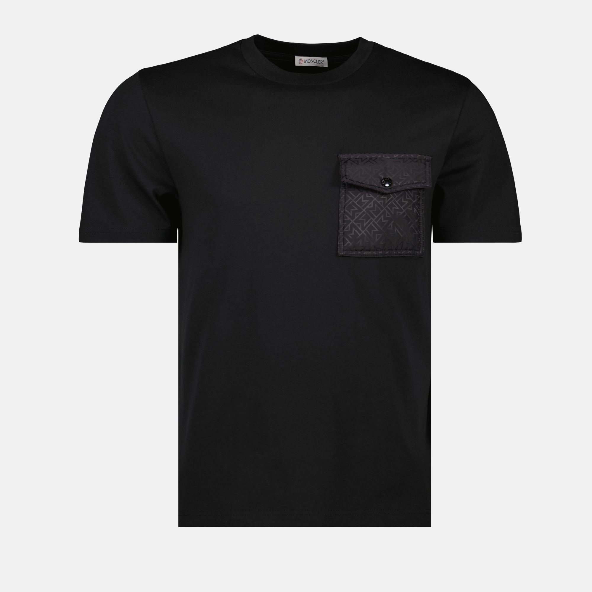 Camisetas T-shirt de bolso com monograma Moncler Preto Homme