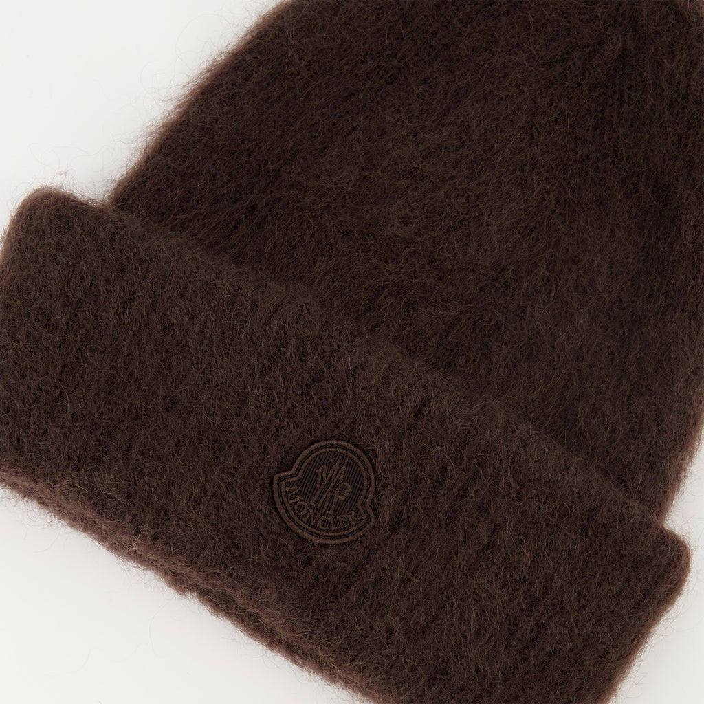 Chapeaux, casquettes et bonnets Gorro de lana y mohair Moncler Marron Femme