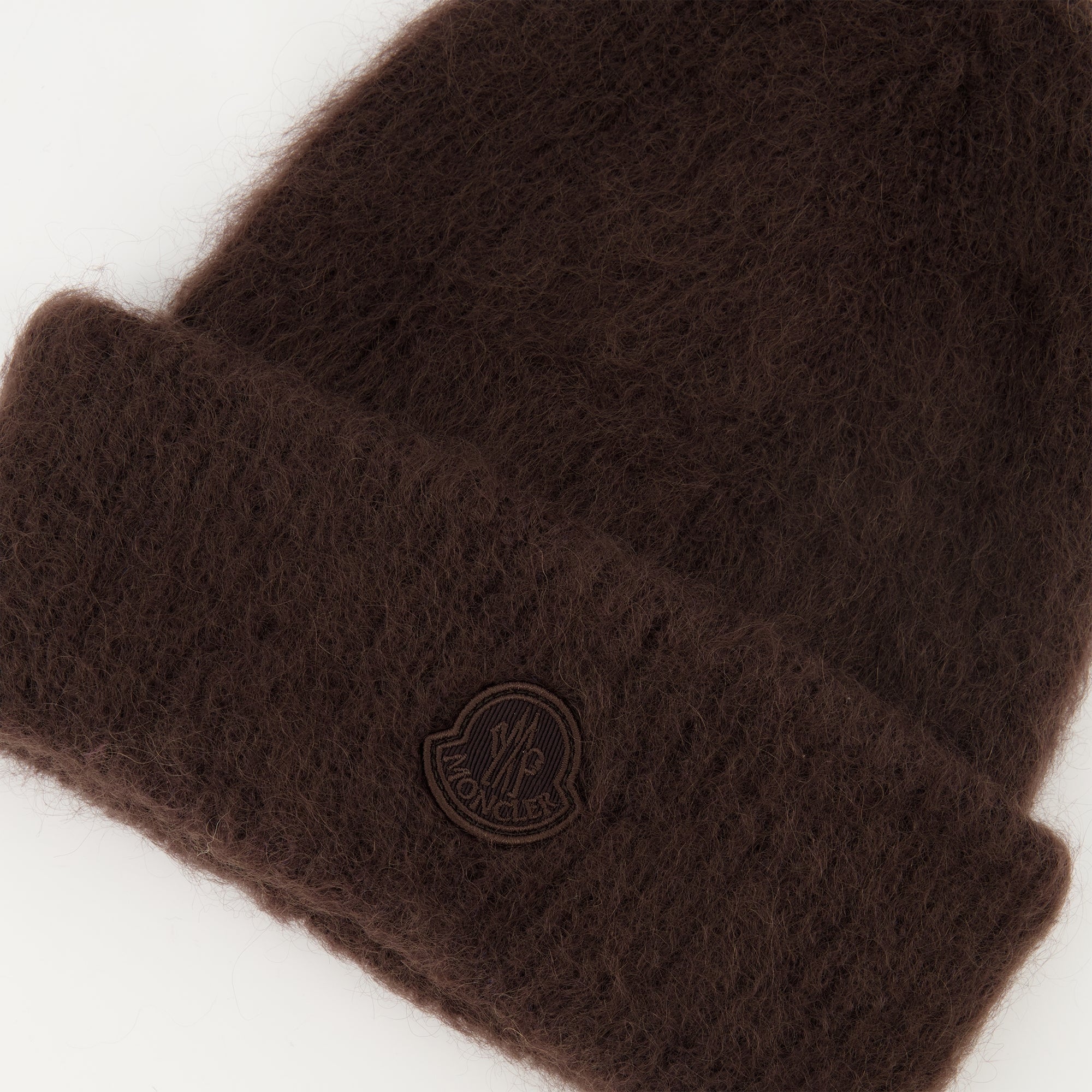 Chapeaux, casquettes et bonnets Wool and Mohair Beanie Moncler Marron Femme