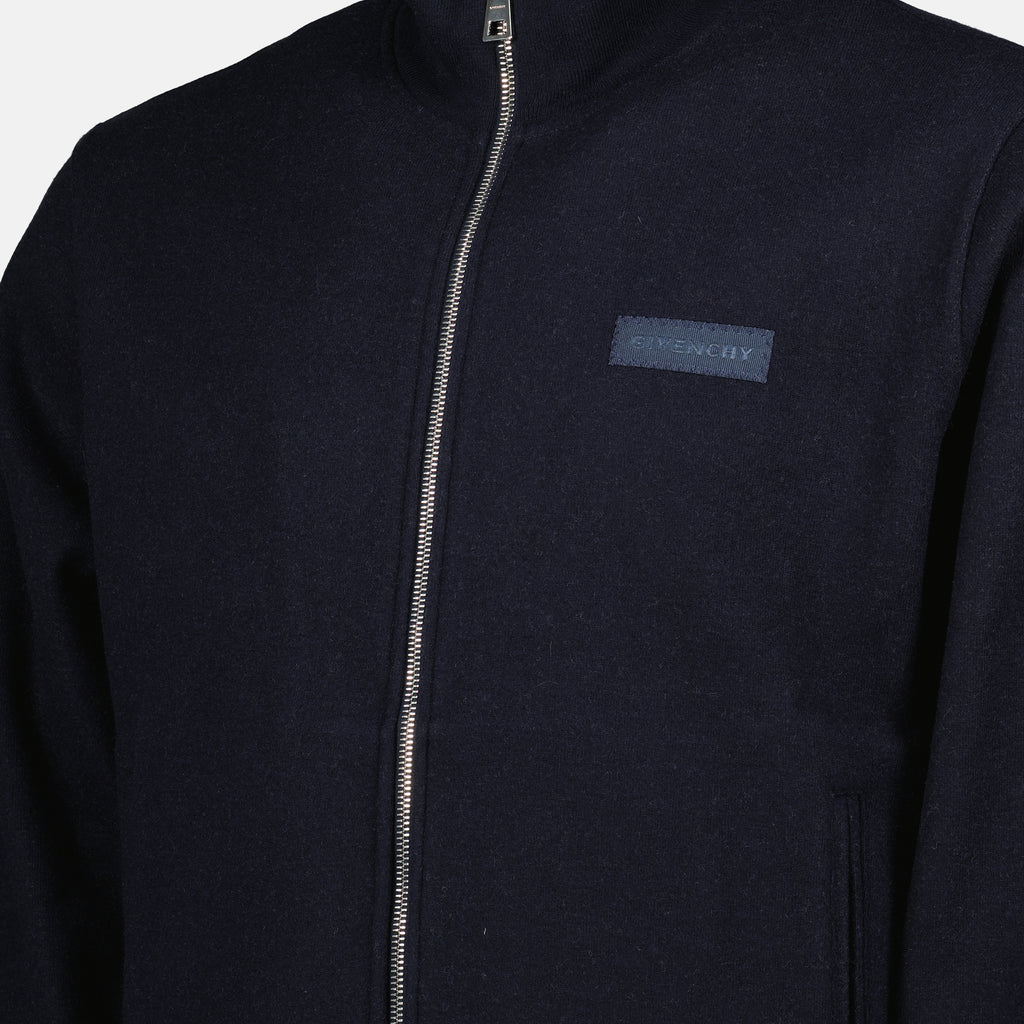 Image de l'article Veste zippée en laine de la marque Givenchy pour Homme - Saison Automne-Hiver 2025 - Vue détaillée_1