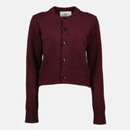 Image de l'article Cardigan AMI de coeur de la marque Ami PARIS pour Femme - Saison Automne-Hiver 2025 - Vue de Face