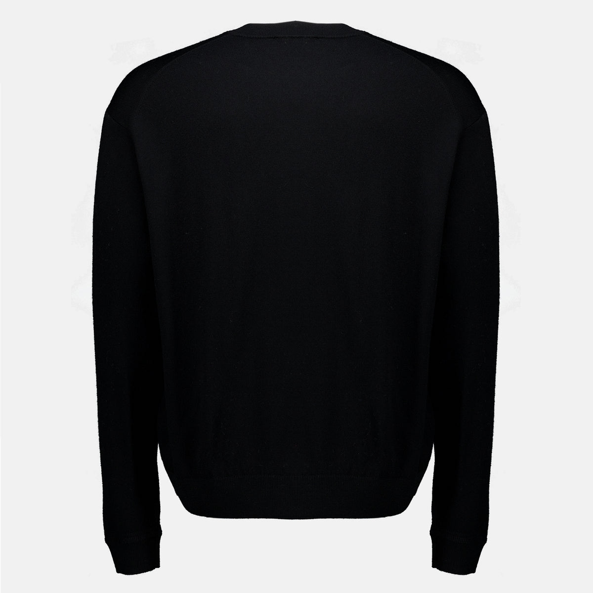 Maille Pull noir en laine Maison Kitsune Noir Homme