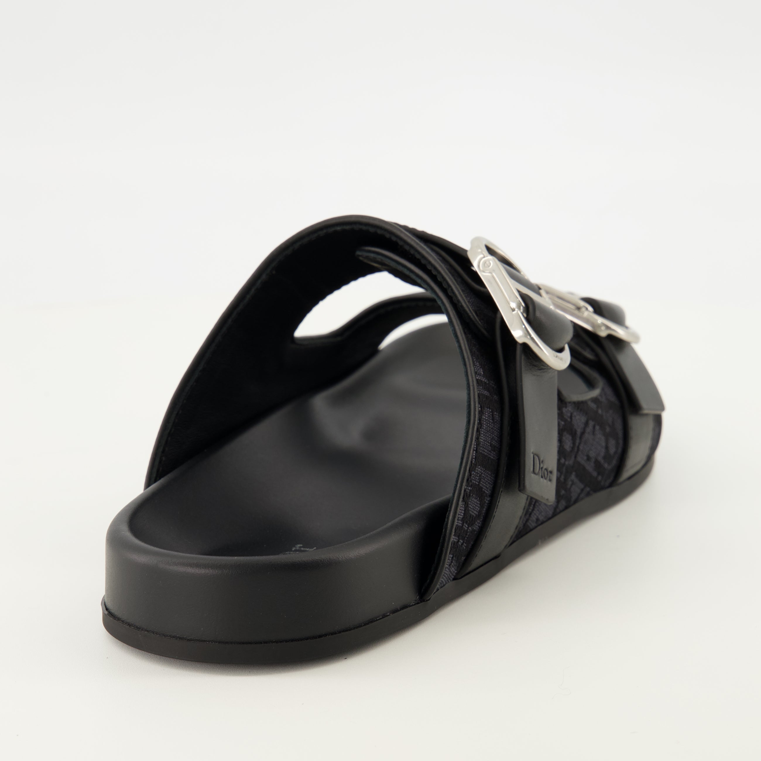 Chaussures ouvertes ブラックのアクアキャンバスサンダル Dior Noir Homme