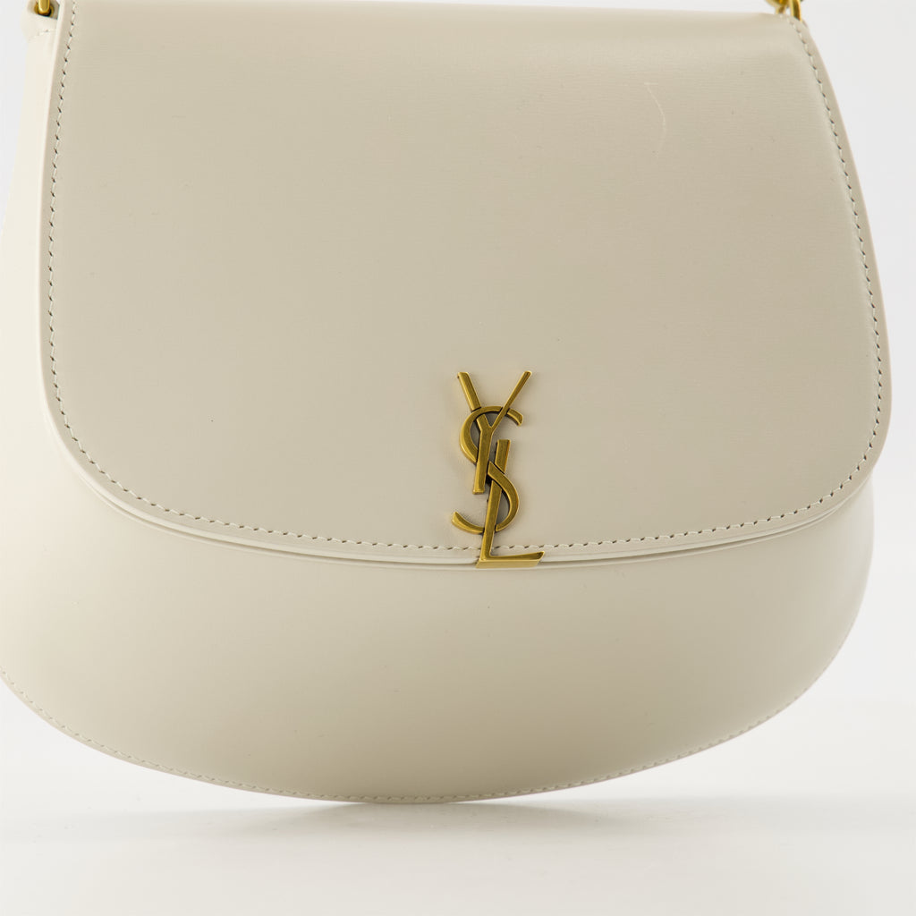 Sacs à main et épaule Sac Voltaire en cuir Saint Laurent Blanc Femme