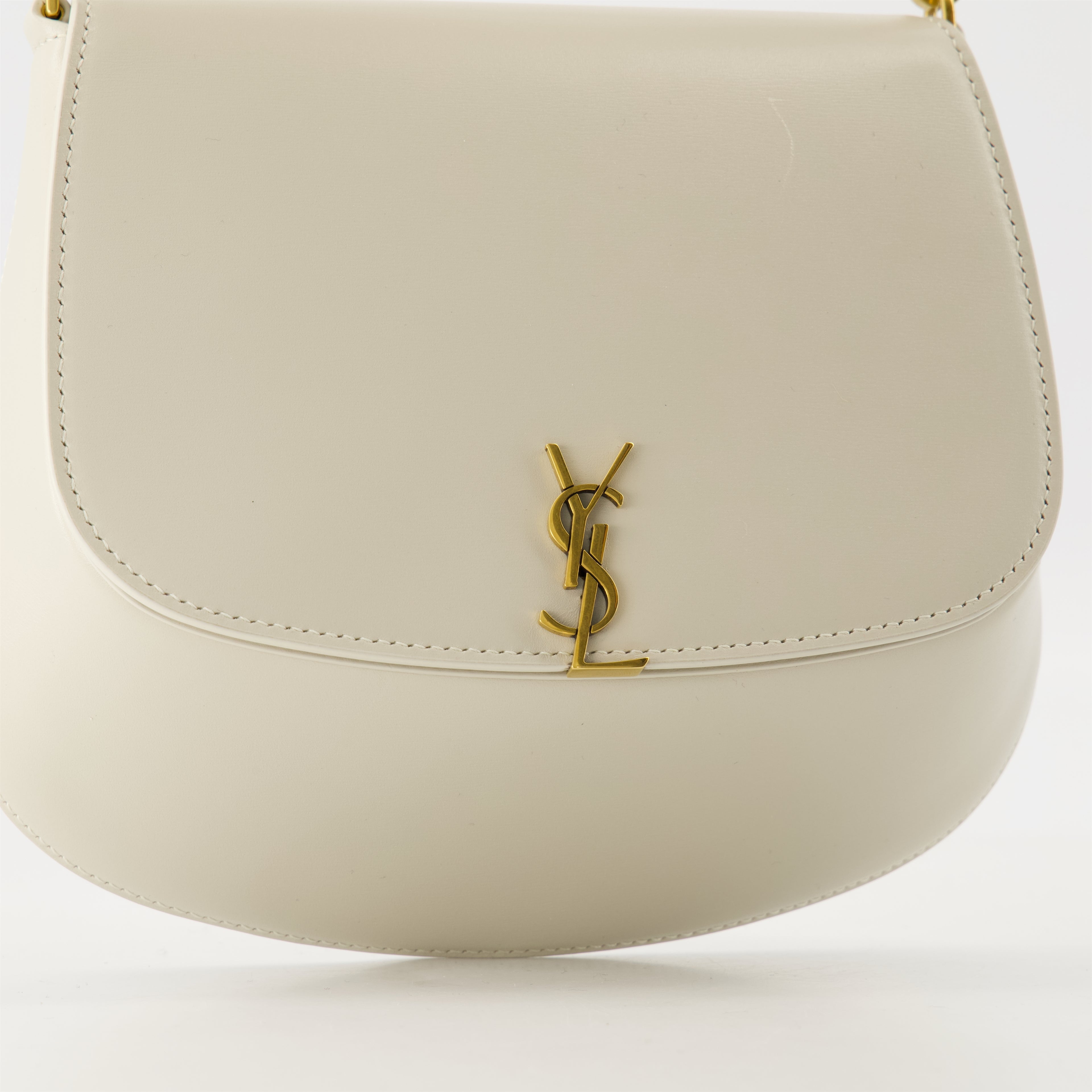 Sacs à main et épaule Sac Voltaire en cuir Saint Laurent Blanc Femme