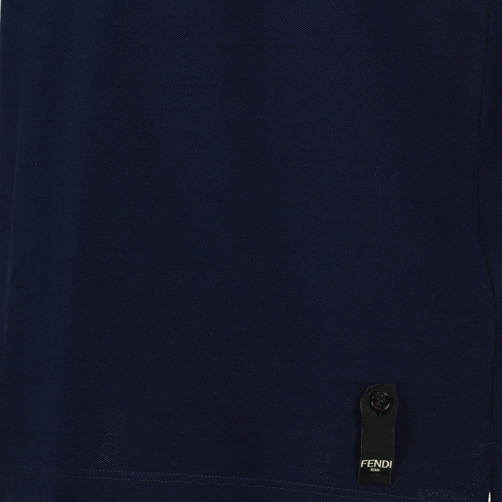 Polos Polo de Algodão Fendi Bleu foncé Homme