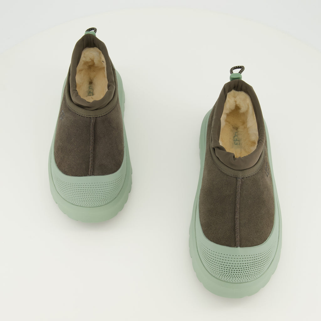 Image de l'article Baskets Tasman Hybrid marron de la marque Ugg pour Homme - Saison Printemps-Été 2026 - Vue de dessus paire de chaussure