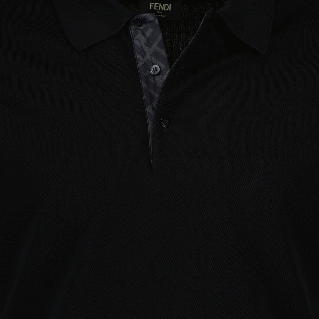 Polos FY0985 AAON f18kp nero+antracite Fendi Noir Homme