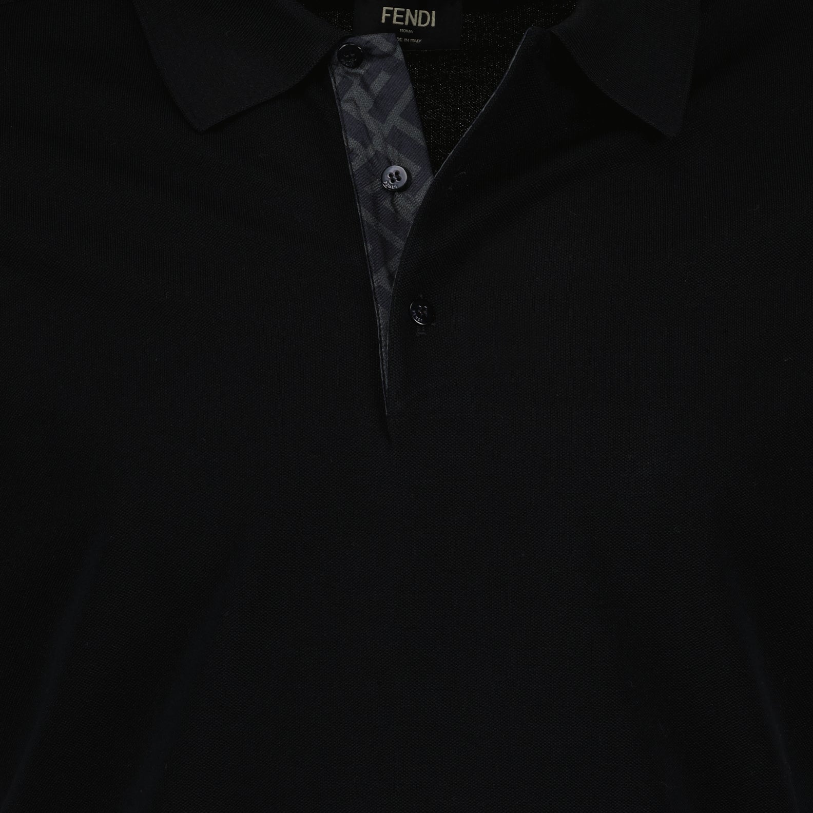 Polos FY0985 AAON f18kp nero+antracite Fendi Noir Homme