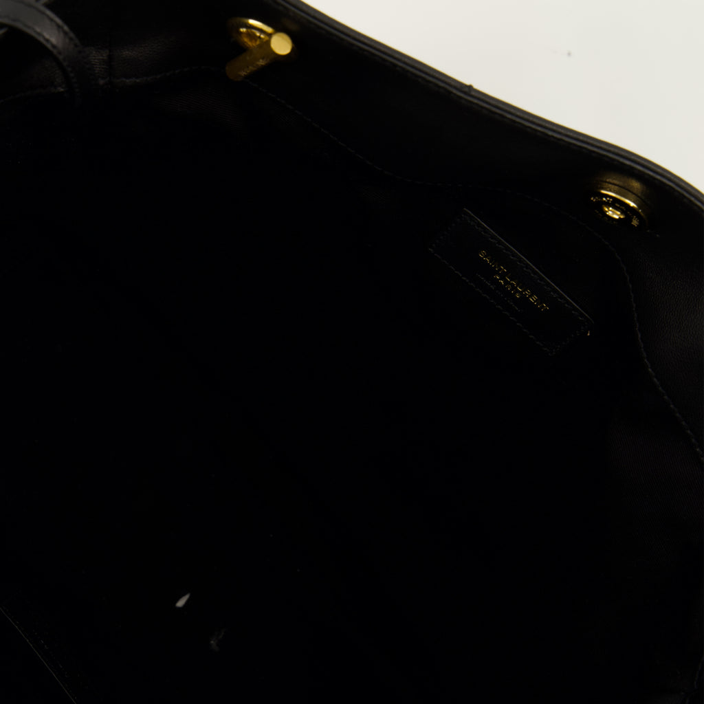 Sacs seau Sac Jamie Shopping small en cuir noir Saint Laurent Noir Femme