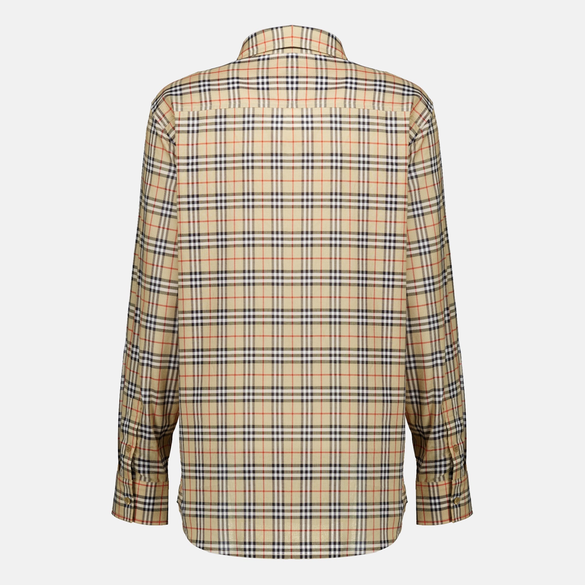 Chemises Chemise en coton à carreaux Check Burberry Beige Femme