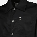 Image de l'article Blouson en nylon noir de la marque Ami PARIS pour Unisex - Saison Printemps-Été 2026 - Vue détaillée_2