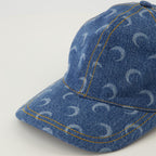 Imagem do boné Moon em denim da marca Marine Serre para Unisex - Temporada Outono-Inverno 2025 - Vista Detalhada_3
