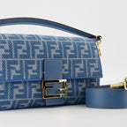 Sacs à main et épaule バゲットバッグ Fendi Bleu Femme