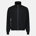 Bild des Artikels Schwarze Zip-Jacke mit Stickerei von Dior für Herren - Frühjahr/Sommer 2026 - Vorderansicht