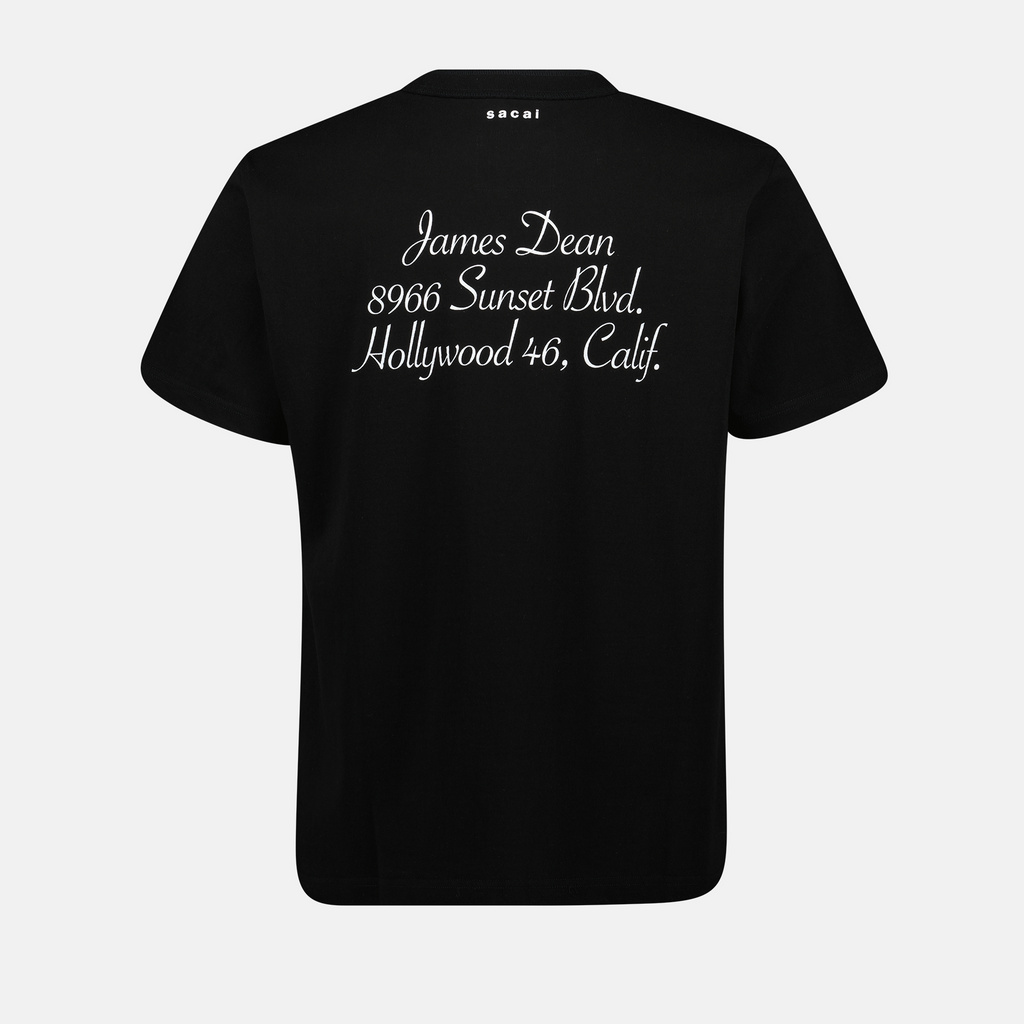 T-shirts James Dean T-shirt Sacai Black Homme