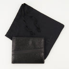 Piccola pelletteria Portafoglio in Pelle Texturizzata Dior Nero Homme