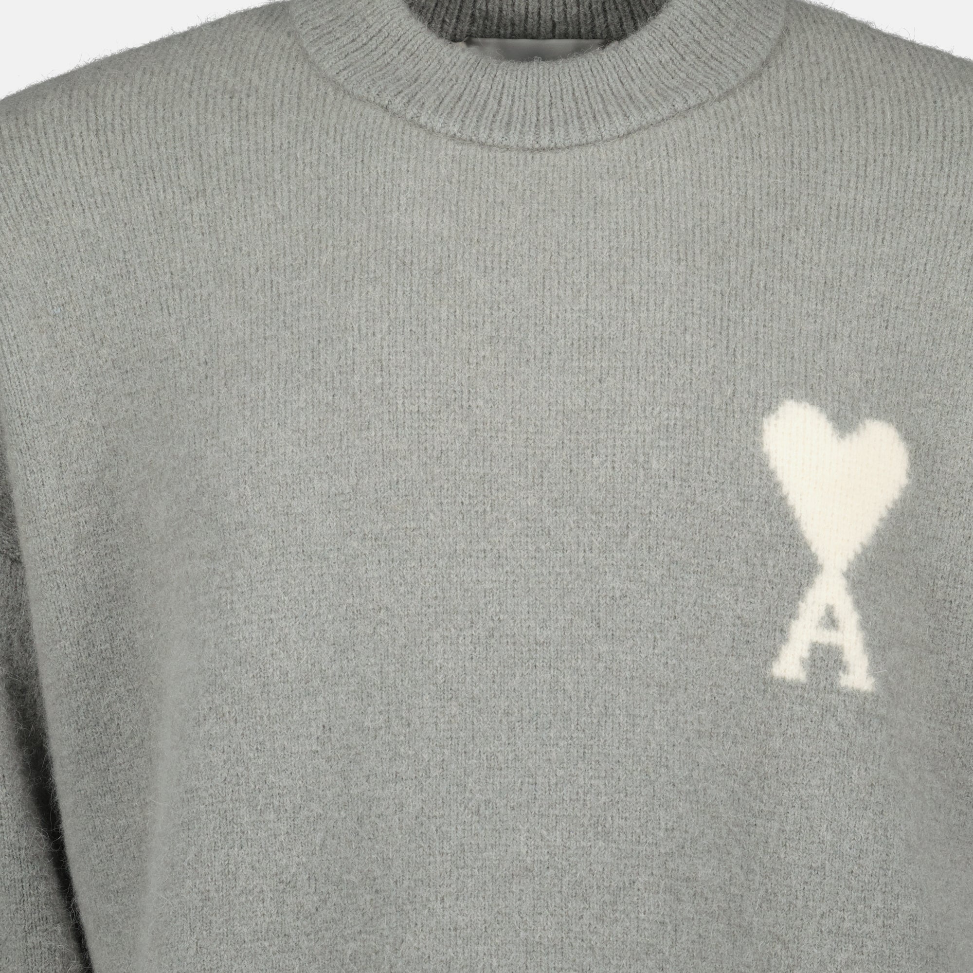 Image de l'article Pull Ami de coeur de la marque Ami PARIS pour Unisex - Saison Automne-Hiver 2025 - Vue détaillée_3