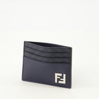 Bild des Fendi Herren-Portemonnaies FFSquared in Marineblau - Frühjahr-Sommer 2026 - Detailansicht_2