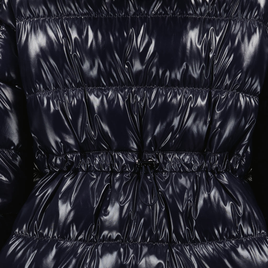 Manteaux Mid-Length Courcelles Down Jacket Moncler Bleu Femme