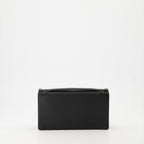 スモールレザーグッズ Portefeuille VLogo à chaîne Valentino Garavani 黒 Femme