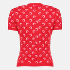 T-shirts Moon boucle top rosso Marine Serre Rouge Femme