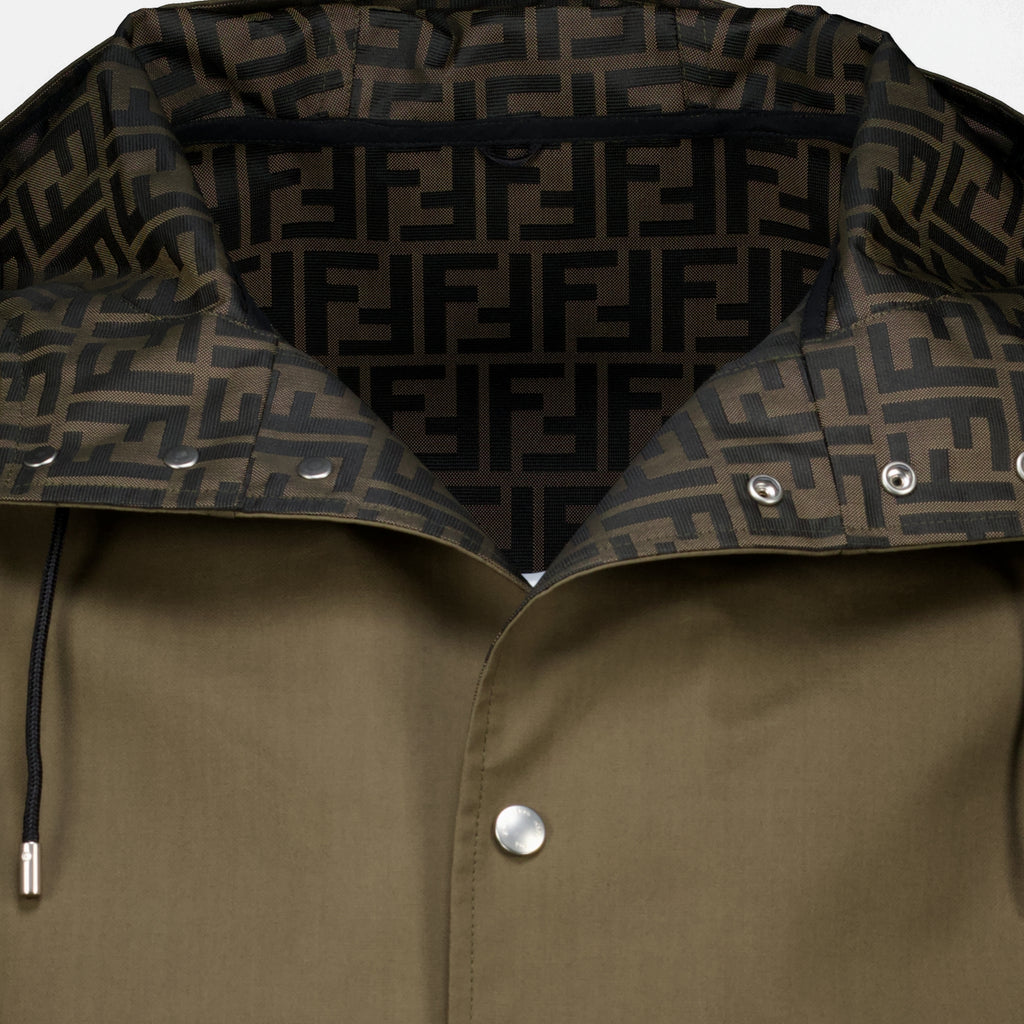 Manteaux Parka kaki Fendi Vert Homme