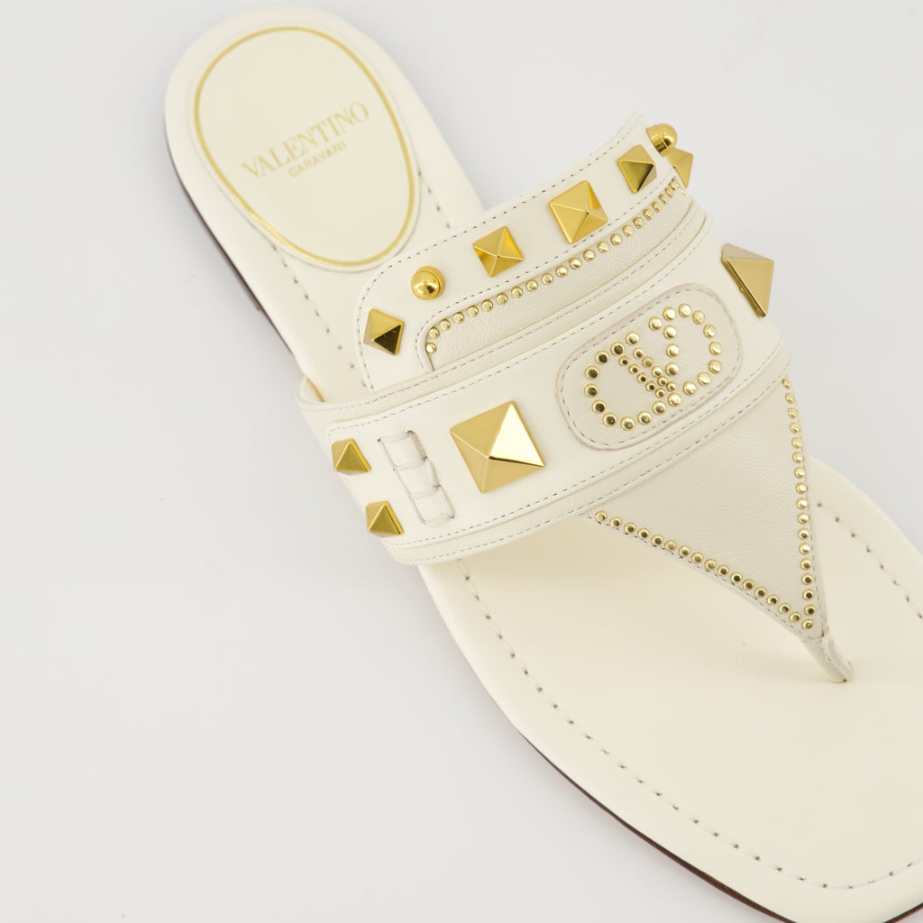 Offene schuhe Plaster Caster Sandalen Valentino Garavani Weiß Femme